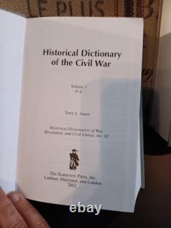HISTORICAL DICTIONARY OF THE CIVIL WAR HISTORICAL By Terry L. Jones Hardcover