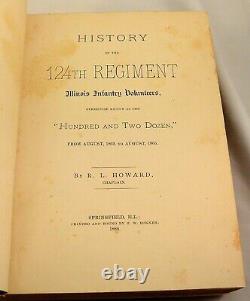 HISTORY OF THE 124TH REGIMENT Illinois Infantry Volunteers 1880 Civil War