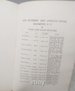 HISTORY OF THE 125th REGIMENT, PENNSYLVANIA VOLUNTEERS, 1st Ed, 1903