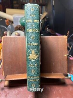 HTF 1868 Benson Lossing Pictorial History Civil War America Slavery Battles