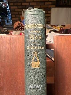 HTF 1882 1st Americana Civil War Battles Journal 20th Maine Garrish Negro Troops