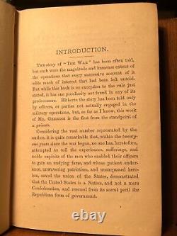 HTF 1882 1st Americana Civil War Battles Journal 20th Maine Garrish Negro Troops