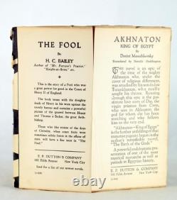 H C Bailey 1st Ed 1927 The Fool 12th Century English Civil War Intrigue HC withDJ
