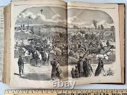 Harper's Weekly Bound Volumes V & IX Years 1861 & 1865 Civil War Illustrations
