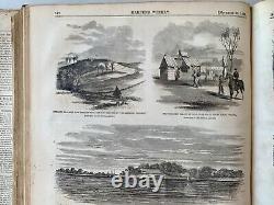 Harper's Weekly Bound Volumes V & IX Years 1861 & 1865 Civil War Illustrations