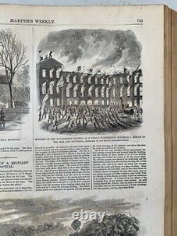 Harper's Weekly Bound Volumes V & IX Years 1861 & 1865 Civil War Illustrations