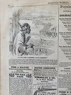 Harper's Weekly Bound Volumes V & IX Years 1861 & 1865 Civil War Illustrations
