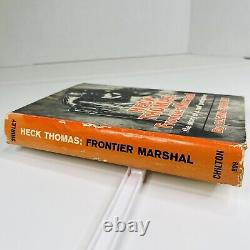 Heck Thomas Frontier Marshal, Gunfighter by Glenn Shirley HCDJ First Ed 1962 NF