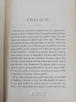 History of the 100th Regiment NY Volunteers George H Stowits 1870 Civil War RARE