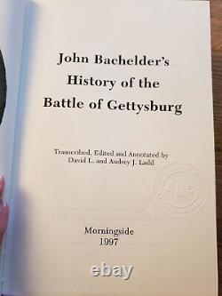 History of the Battle of Gettysburg by John Bachelder (1997, Hardcover) Ladd