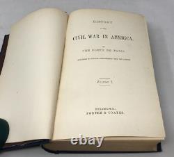 History of the Civil War in America, 4 Vols, The Comte de Paris, 1875-1888 E-71