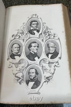 History of the Civil War in the United States Schmucker Brocket 1865 Rare