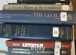 Huge Lot 24 Vintage American Civil War Books Encyclopedia Set Military History