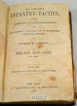 INFANTRY TACTICS Volume 3 1862 1st Edition Civil War Military