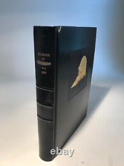 Illinois at Vicksburg, Civil War, Rare 1st edition, Leather, Rosters, Grant