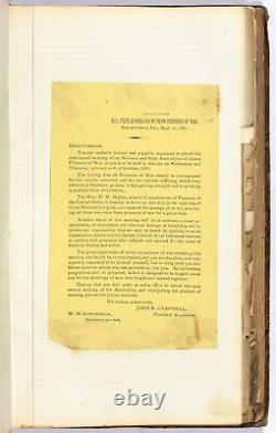 James G BOVEY / Sgt James G Bovey's Post Civil War Scrapbook Album