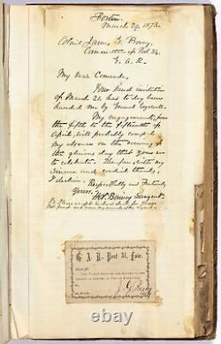 James G BOVEY / Sgt James G Bovey's Post Civil War Scrapbook Album