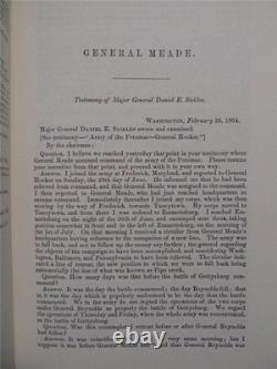 Joint Committee On The Conduct Of The War CIVIL War Brand New, Complete Set