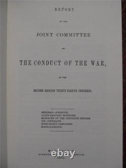 Joint Committee On The Conduct Of The War CIVIL War Brand New, Complete Set