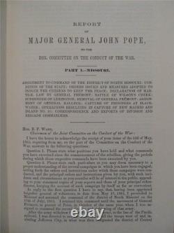 Joint Committee On The Conduct Of The War CIVIL War Brand New, Complete Set