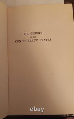 Joseph Blount Cheshire The Church in the Confederate States Civil War 1912 RARE