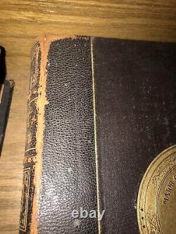 LEATHER SetMEMOIRS ULYSSES GRANT! 1885 First Edition Civil War Grant Personal