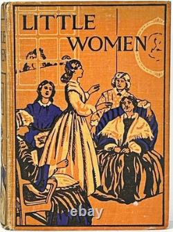 LITTLE WOMEN Civil War FIRST EDITION book COLOR PLATES Romance LOUISA MAY ALCOTT