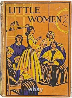 LITTLE WOMEN Civil War FIRST EDITION book COLOR PLATES Romance LOUISA MAY ALCOTT