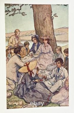 LITTLE WOMEN Civil War RARE EDITION book COLOR PLATES Romance LOUISA MAY ALCOTT