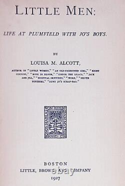 LITTLE WOMEN SET men 1918 edition LOUISA MAY ALCOTT Civil War FIRST 2nd 3rd BOOK