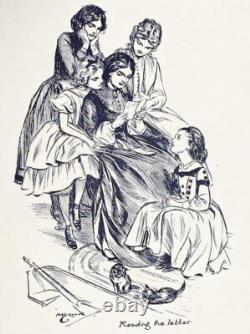 LITTLE WOMEN Victorian Romance H M BROCK book LOUISA MAY ALCOTT us Civil War