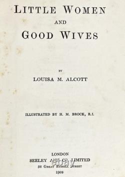 LITTLE WOMEN Victorian Romance H M BROCK book LOUISA MAY ALCOTT us Civil War