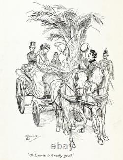 LITTLE WOMEN Victorian Romance H M BROCK book LOUISA MAY ALCOTT us Civil War