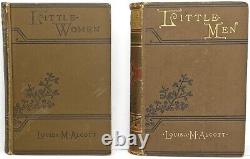LITTLE WOMEN edition XMAS STORY Louisa May ALCOTT Civil War men FIRST & 2nd BOOK