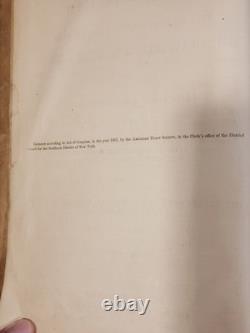 Large 1861 Antique Family Bible Civil War Era Notes Instructions