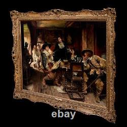 Large 19th Century English Civil War Sequestration Earl Of Leven EDGAR BUNDY