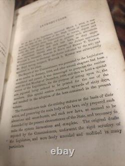 Laws Of Mississippi 1857 Slaves Indians Treaty Constitution 1857 Civil War