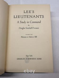 Lee's Lieutenants 3 Volume Set Douglas Southall Freeman HC Scribner Civil War