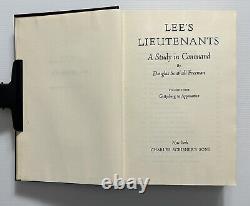 Lee's Lieutenants by Douglas Southall Freeman 3-Volume Set Civil War HC 1942-44