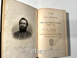 Life & Campaigns of General Thomas Stonewall Jackson, 1866, Dabney, Civil War