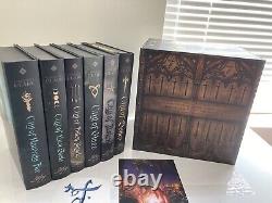 Litjoy The Mortal Instruments Exclusive SIGNED STENCILED Set Cassandra Clare YA