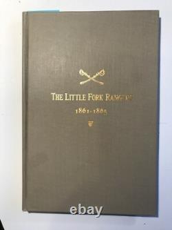 Little Fork Rangers, Fourth Virginia Cavalry, Hackley, 1927 1st ed, Civil War