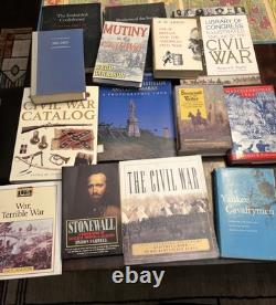Lot of 14 Civil War Books Stonewall Jackson, Yankee Cavalrymen Chancellorsville