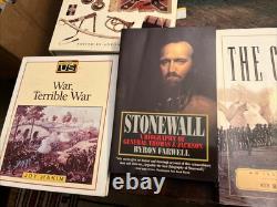 Lot of 14 Civil War Books Stonewall Jackson, Yankee Cavalrymen Chancellorsville