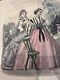 Lot Of 17 Godey's Ladies Book Civil War 1861 Engraved Hand-colored Plates
