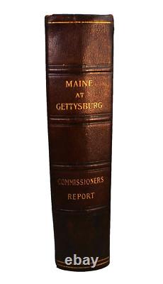 MAINE AT GETTYSBURG 1898 1st Edition Regiments Civil War Military illustrated