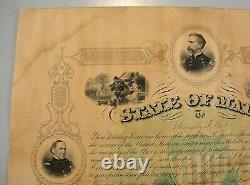 MAINE CIVIL WAR TESTIMONIAL 1868 Governor Joshua L. Chamberlain for W R York