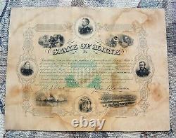 MAINE CIVIL WAR TESTIMONIAL 1868 Governor Joshua L. Chamberlain for W R York