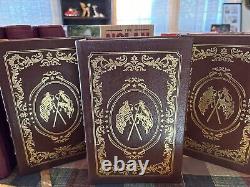MASSIVE The CIVIL WAR NARRATIVE Shelby Foote 3 Vol Set Signed Easton Press 2010