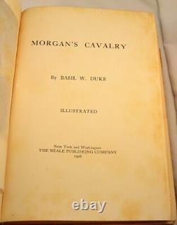 MORGAN'S CAVALRY 1906 1st By Basil Duke Civil War Military Confederate General